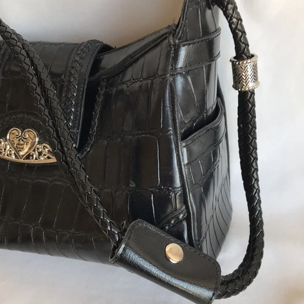 M.C. black bag with silver accents - Picture 4 of 10